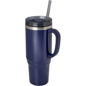 Melbourne 1200 ml RCS-zertifizierter Isolierbecher mit Strohhalm