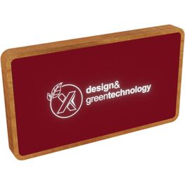 SCX.design P36 5000 mAh kabellose Powerbank mit Leuchtlogo