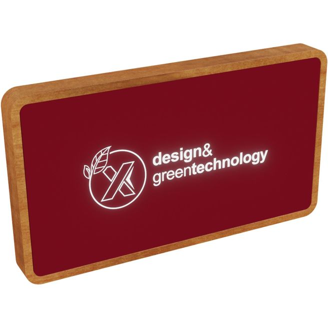 SCX.design P36 5000 mAh kabellose Powerbank mit Leuchtlogo