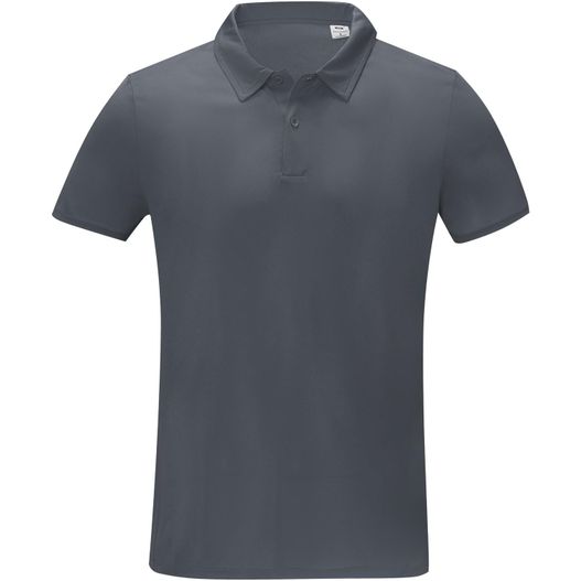 ein graues poloshirt mit kragen Deimos Poloshirt cool fit mit Kurzärmeln für Herren (Bild 1)