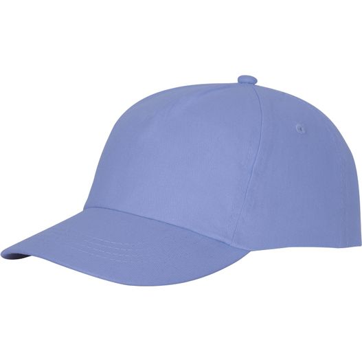 eine hellblaue baseballkappe mit einem gekrümmten peak Feniks Kappe mit 5 Segmenten (Bild 1)