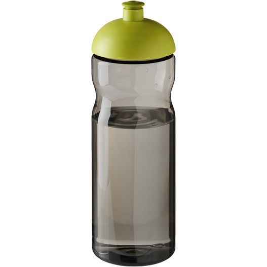 eine wasserflasche mit grünem deckel H2O Active® Eco Base 650 ml Sportflasche mit Stülpdeckel (Bild 1)