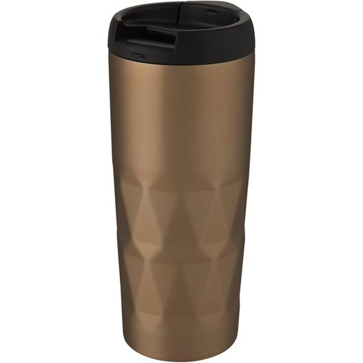 der gold-edelstahl-tumorbecher mit schwarzem deckel Prism 450 ml Kupfer-Vakuum Isolierbecher (Bild 1)