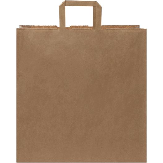 Kraftpapiertasche 80-90 g/m² mit flachen Griffen – XL (Bild 1)