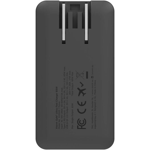Xtorm 65 W Schnellladegerät für unterwegs mit Kabel und Reiseetui (Bild 1)