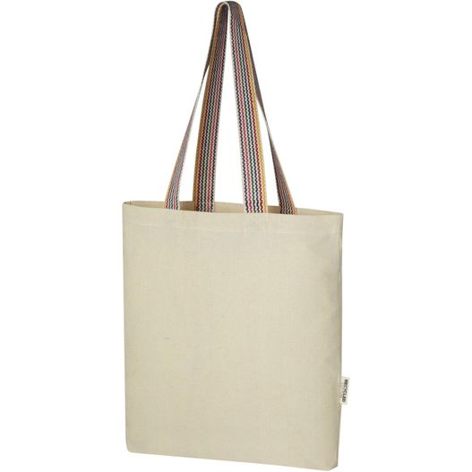 Rainbow 180 g/m² recycelte Tragetasche 5L (Bild 1)
