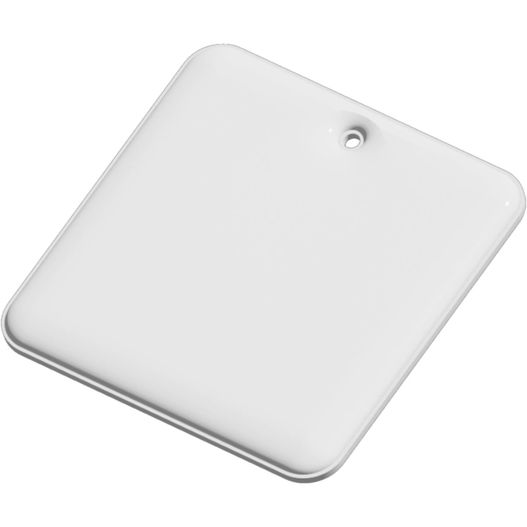 ein weißes quadratisches objekt auf einer weißen oberfläche RFX™ H-20 quadratischer reflektierender PVC-Anhänger (Bild 1)