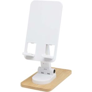 Alfirk Klappbare Smartphonehalterung  aus recyceltem Kunststoff mit Bambusdetails