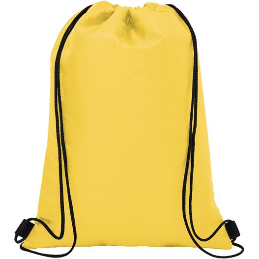 eine gelbe tasche mit schwarzen riemen Oriole Kühltasche mit Kordelzug 5L (Bild 1)