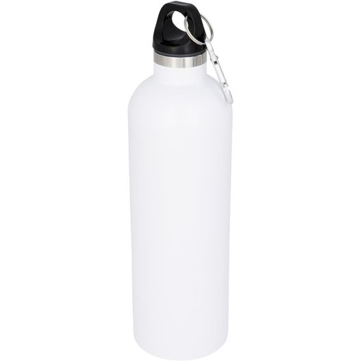 eine weiße wasserflasche mit schwarzem deckel Atlantic 530 ml Vakuum Isolierflasche (Bild 1)