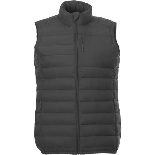 eine schwarze weste mit einem reißverschlusskragen Pallas wattierter Bodywarmer für Damen (Bild 1)