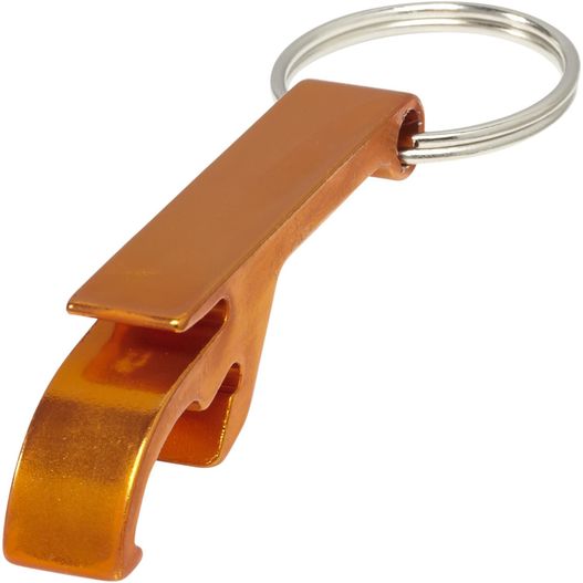 einen metallflaschenöffner mit einer metallschlüsselkette Tao Schlüsselanhänger mit Flaschen- und Dosenöffner (Bild 1)