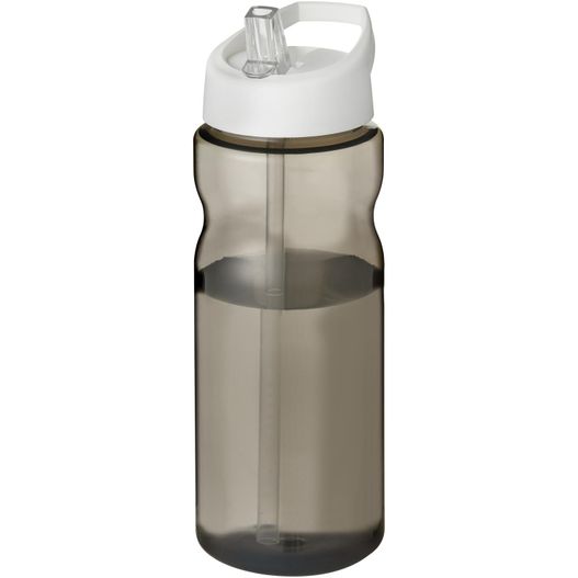 eine wasserflasche mit einem stroh oben H2O Active® Eco Base 650 ml Sportflasche mit Ausgussdeckel (Bild 1)