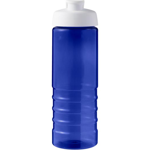 eine blaue wasserflasche mit weißem deckel H2O Active® Eco Treble 750 ml Sportflasche mit Stülpdeckel (Bild 1)