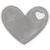 RFX™ S-12 Reflektierender Herz PVC-Aufkleber M (Bild 2)