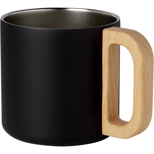 Bjorn RCS-zertifizierter Becher aus recyceltem Edelstahl mit Kupfer-Vakuumisolierung, 360 ml
