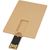 Rechteckiger, ausklappbarer USB-Stick in Kreditkarten-Format (Bild 1)