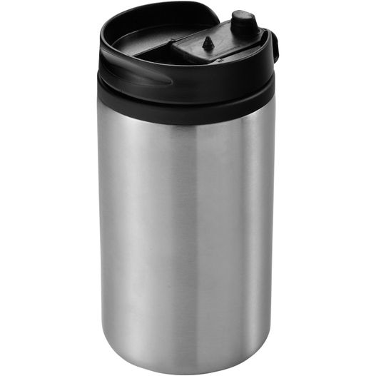 einen kaffeebecher aus edelstahl mit schwarzem deckel Mojave 250 ml Isolierbecher (Bild 1)
