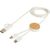 Chechia 150 cm 5-in-1 Kabel aus recyceltem Kunststoff für Datenübertragung und 27W Schnellladung mit Bambusdetails (Bild 3)