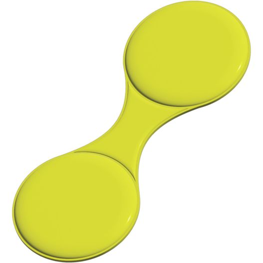 ein gelber kunststofflöffel mit zwei gelben löffeln RFX™ M-10 Runder, reflektierender TPU-Magnet, klein (Bild 1)