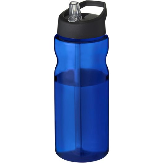 eine blaue wasserflasche mit schwarzem deckel H2O Active® Base 650 ml Sportflasche mit Ausgussdeckel (Bild 1)