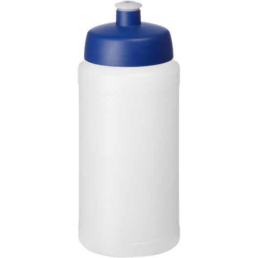 eine weiße plastikflasche mit blauem deckel Baseline® Plus 500 ml Flasche mit Sportdeckel (Bild 1)