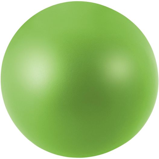 ein grüner ball auf weißem hintergrund Cool runder Antistressball (Bild 1)
