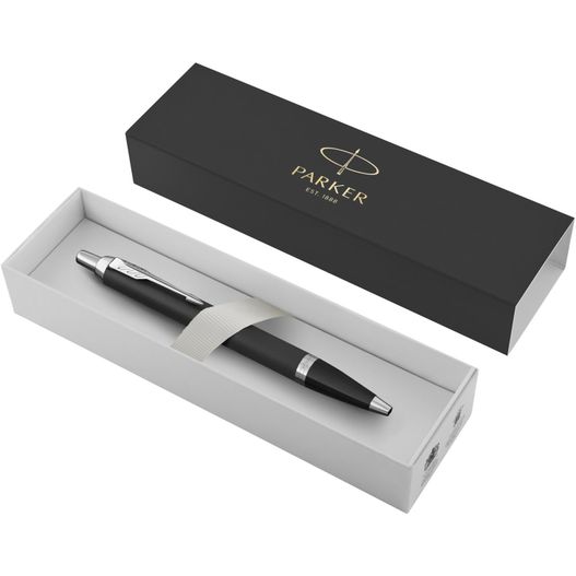 ein stift in einer box mit einem band Parker IM Kugelschreiber (blaue Mine) (Bild 1)