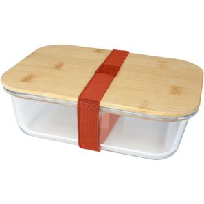 Roby 1000 ml Glas Lunchbox mit Bambusdeckel