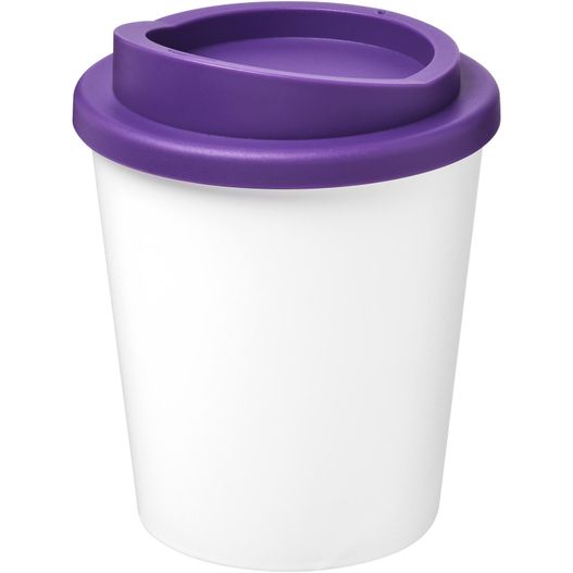 eine weiße tasse mit einem lila deckel Americano® Espresso 250 ml Isolierbecher (Bild 1)