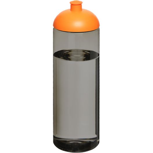 eine graue und orange wasserflasche mit schwarzem deckel H2O Active® Eco Vibe 850 ml Sportflasche mit Stülpdeckel (Bild 1)