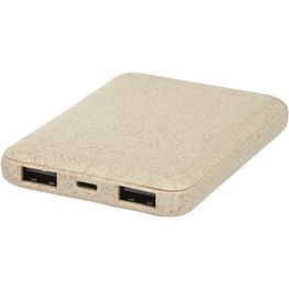 Produktabbildung Asama 5000 mAh Powerbank aus Weizenstroh Asama 5000 mAh Powerbank aus Weizenstroh