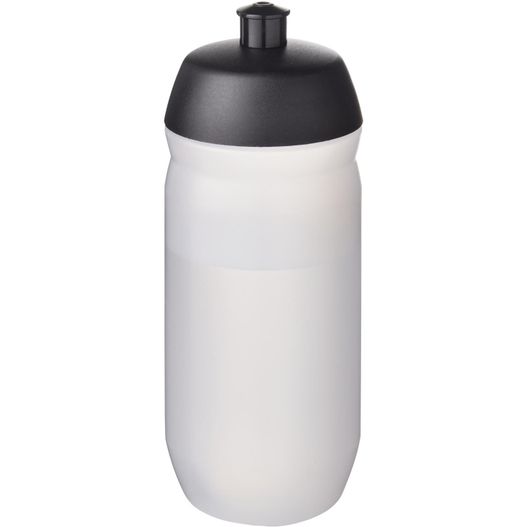 eine weiße sportflasche mit schwarzem deckel HydroFlex™ Clear 500 ml Squeezy Sportflasche (Bild 1)