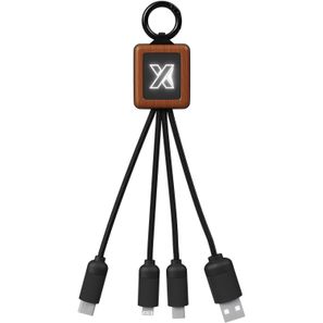 SCX.design C19 20W Easy to Use Kabel aus Holz mit Leuchtlogo