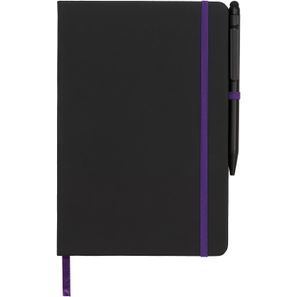 Noir Edge A5 Notizbuch mit farbigem Rand