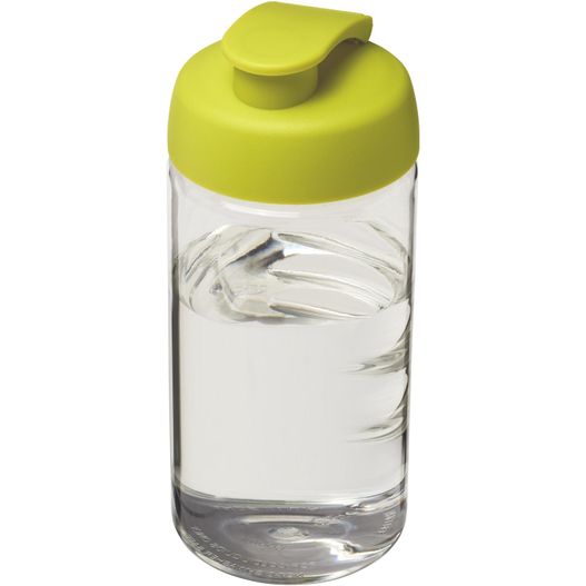 eine grüne und weiße wasserflasche mit deckel H2O Active® Bop 500 ml Sportflasche mit Klappdeckel (Bild 1)