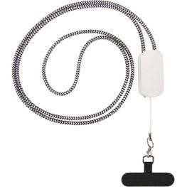 Anser Smartphone Lanyard aus recyceltem Kunststoff mit 27 W 5-in-1 integriertem Kabel