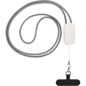 Anser Smartphone Lanyard aus recyceltem Kunststoff mit 27 W 5-in-1 integriertem Kabel