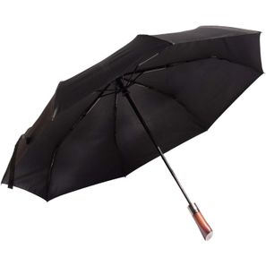 SCX.design R03 Vollautomatik Kompaktregenschirm mit Holzgriff