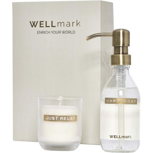 Wellmark Discovery 250 ml Handseifenspender und 150 g Duftkerze im Set (Bild 1)