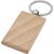 Gian rechteckiger Schlüsselanhänger aus Buchenholz (Bild 1)