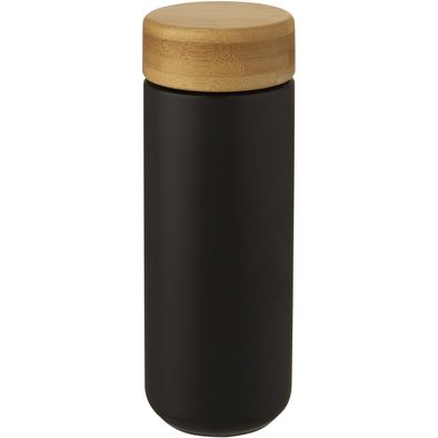 Lumi 300 ml Keramikbecher mit Bambusdeckel