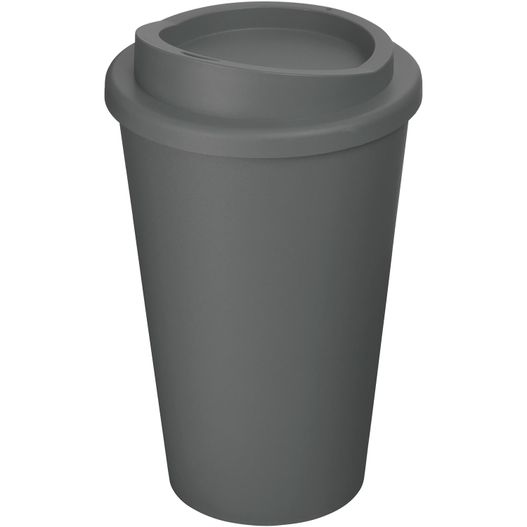 eine graue tasse mit deckel und deckel Americano® Eco 350 ml recycelter Becher (Bild 1)