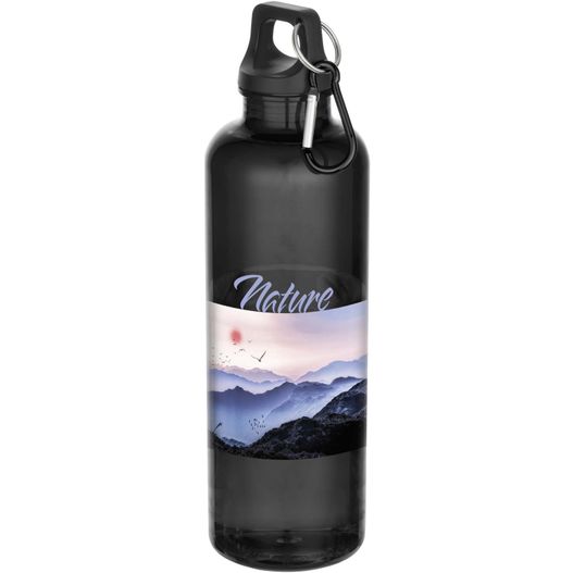 Oregon 750 ml RCS-zertifizierte Trinkflasche aus recyceltem Kunststoff mit Karabinerhaken (Bild 1)