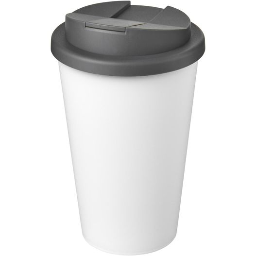 Americano® Eco 350 ml recycelter Becher mit auslaufsicherem Deckel (Bild 1)