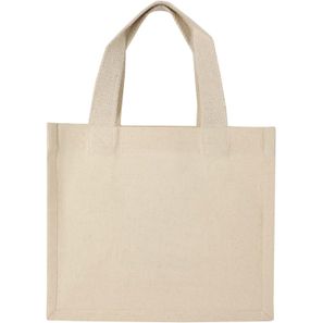 Odessa Mini-Tragetasche mit Bodenfalte aus 220 g/m² GRS Recyclingbaumwolle 9L