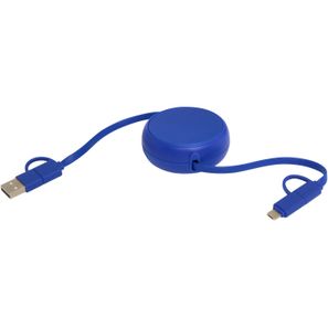 Alasia 100 cm 5-in-1 Kabel aus recyceltem Kunststoff und Aluminium, einziehbar, für Datenübertragung und mit 45W Schnellladung