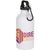 Oregon 400 ml RSC-zertifizierte einwandige Sublimation Trinkflasche aus recyceltem Edelstahl mit Karabinerhaken (Bild 4)