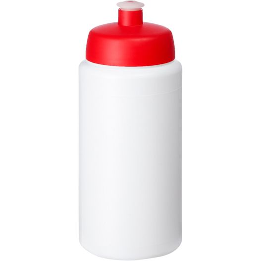 eine weiße und rote plastikflasche mit rotem deckel Baseline® Plus grip 500 ml Sportflasche mit Sportdeckel (Bild 1)