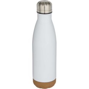 Cove 500 ml doppelwandige, vakuumisolierte Trinkflasche aus Edelstahl mit Korkdetails
